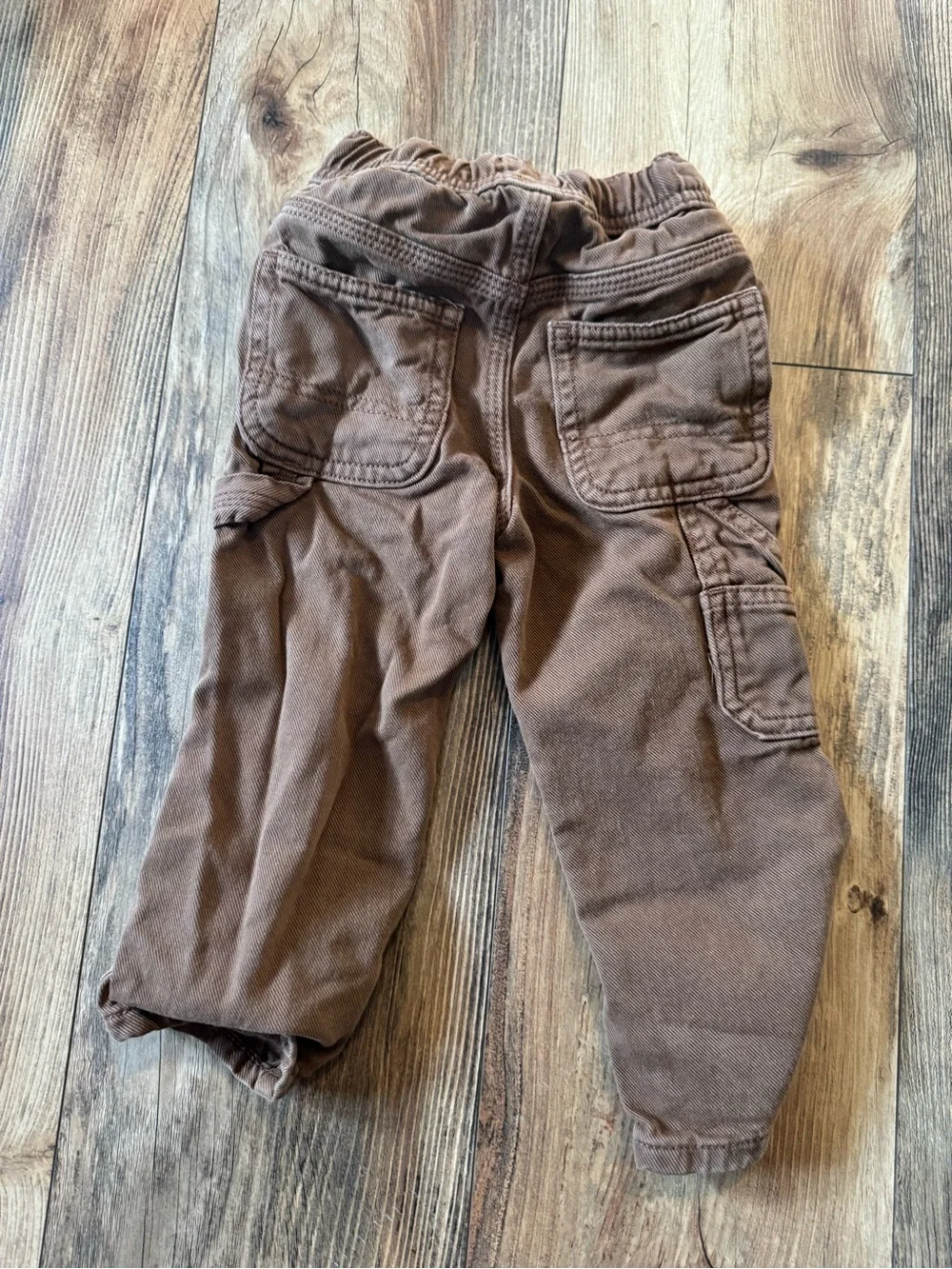 Baby Gap Toddler Brown Distressed Cargo Utility Pants 2T 90cm